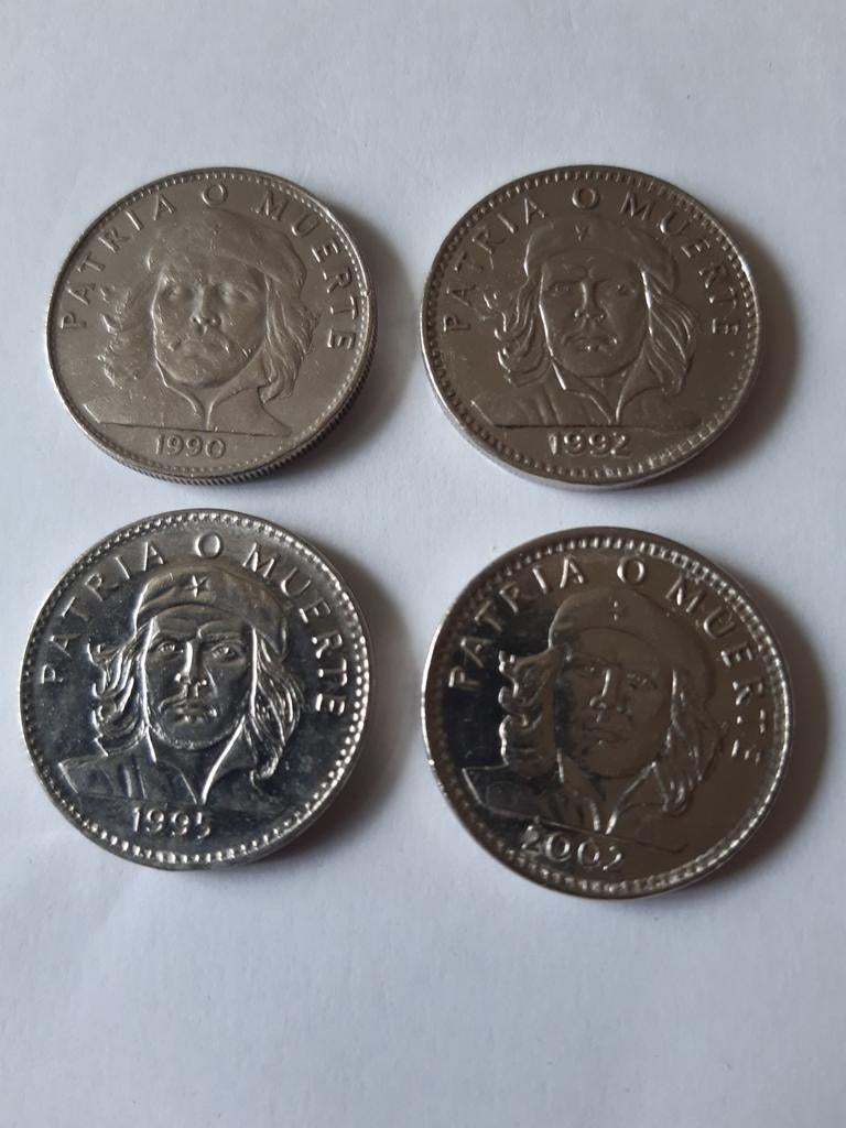 4 x tres pesos Cuba che Guevara kk f.11.7, Ophalen, Midden-Amerika