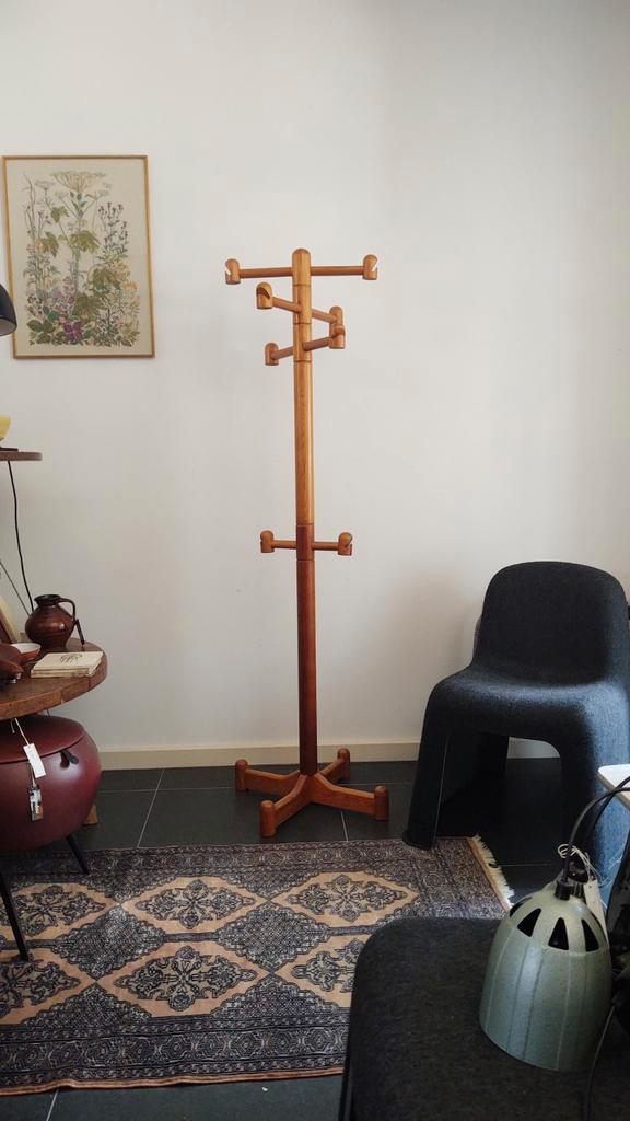 Vintage staande kapstok | grenenhout | scandinavisch | '70, Huis en Inrichting, Woonaccessoires | Kapstokken, Gebruikt, Staande kapstok