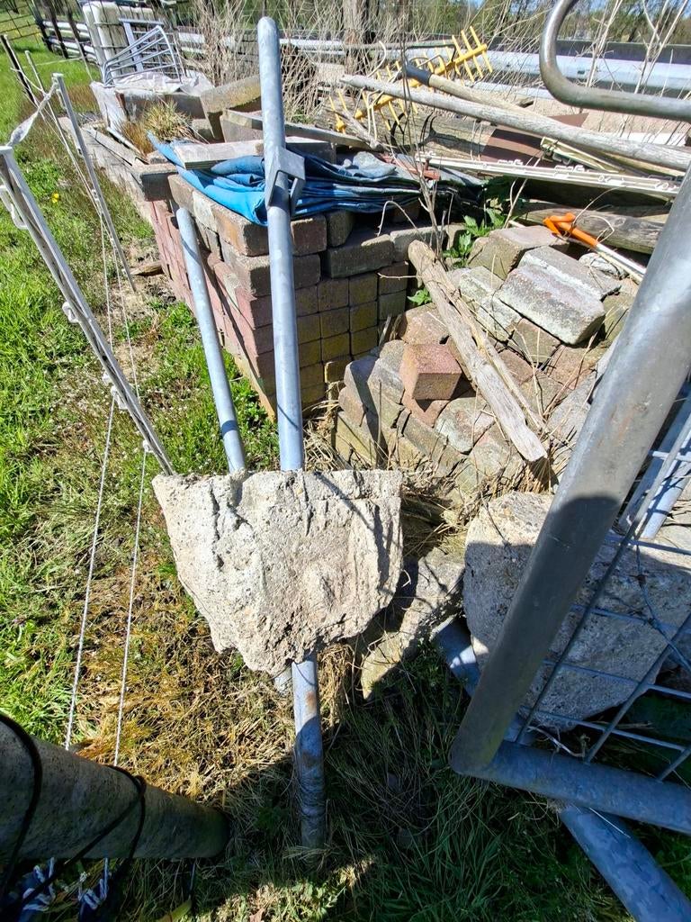 Buis met betonvoet - Stevige paal voor diverse doeleinden, Ophalen