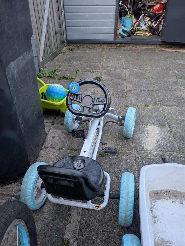 Skelter met aanhanger voor kinderen 2-5 jaar, Ophalen, Gebruikt