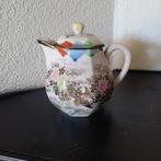 Oud Chinees porseleinen kannetje met deksel, Ophalen of Verzenden