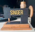 Decoratieve Singer naaimachine van hout - uniek object, Ophalen of Verzenden