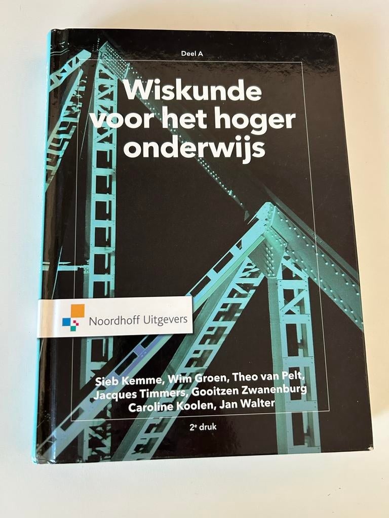 Wiskunde voor het hoger onderwijs 9789001888084, Ophalen of Verzenden, Beta, Gelezen, HBO