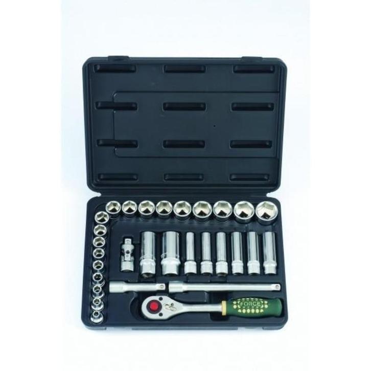 Doppenset 3/8" 30 Delig Force, Auto diversen, Autogereedschap, Nieuw, Ophalen of Verzenden