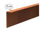 Cortenstaal kantopsluiting borderrand gezet 230x0,3x20cm, Overige materialen, 25 cm of meer, Ophalen of Verzenden, Border