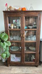 Engelse vitrinekast van Bertha010, Ophalen, 50 tot 100 cm, 25 tot 50 cm, Overige houtsoorten