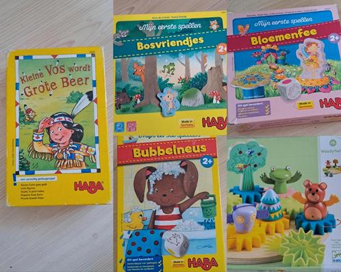 5 spellen HABA / DJECO, Kinderen en Baby's, Speelgoed | Educatief en Creatief, Zo goed als nieuw, Ophalen