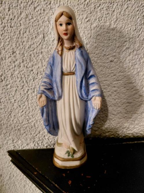 porselein bisquit maria beeldje, Antiek en Kunst, Antiek | Porselein, Ophalen of Verzenden