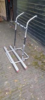 Fietsendrager voor op camper of caravan, Ophalen