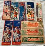 12 pakjes gevulde oude lametta, Antiek en Kunst, Curiosa en Brocante, Ophalen of Verzenden