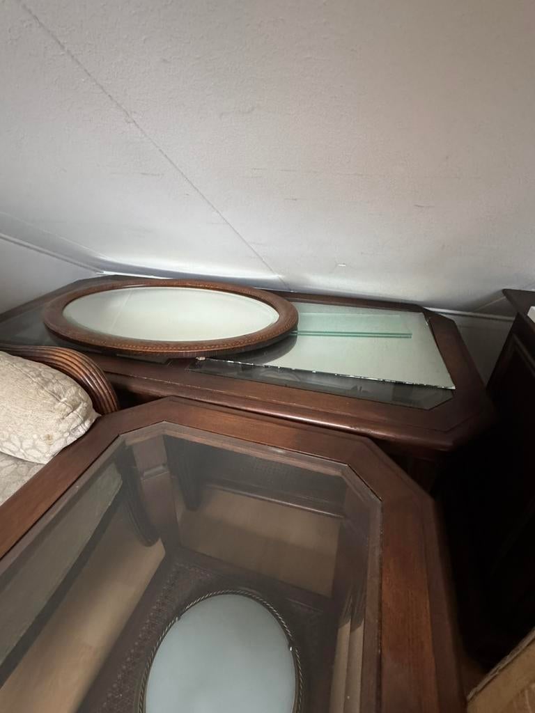 Tweezitsbank en twee Fauteuils met Salontafel en Bijzettafel, Huis en Inrichting, Banken | Bankstellen, Ophalen, Gebruikt, 150 tot 200 cm