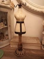 brokant paspopje porselein met hout . 51 cm., Antiek en Kunst, Ophalen of Verzenden