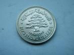 Libanon.  50 Piastres - 1952, Verzenden, Midden-Oosten, Losse munt, Zilver