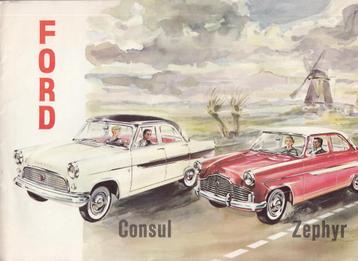 Ford Consul en Zephyr autofolder uit 1960 beschikbaar voor biedingen