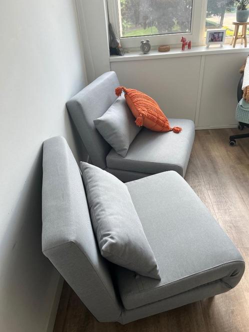 2 fraaie slaapfauteuils te koop, Huis en Inrichting, Fauteuils, Zo goed als nieuw, Stof, 50 tot 75 cm, 75 tot 100 cm, Ophalen