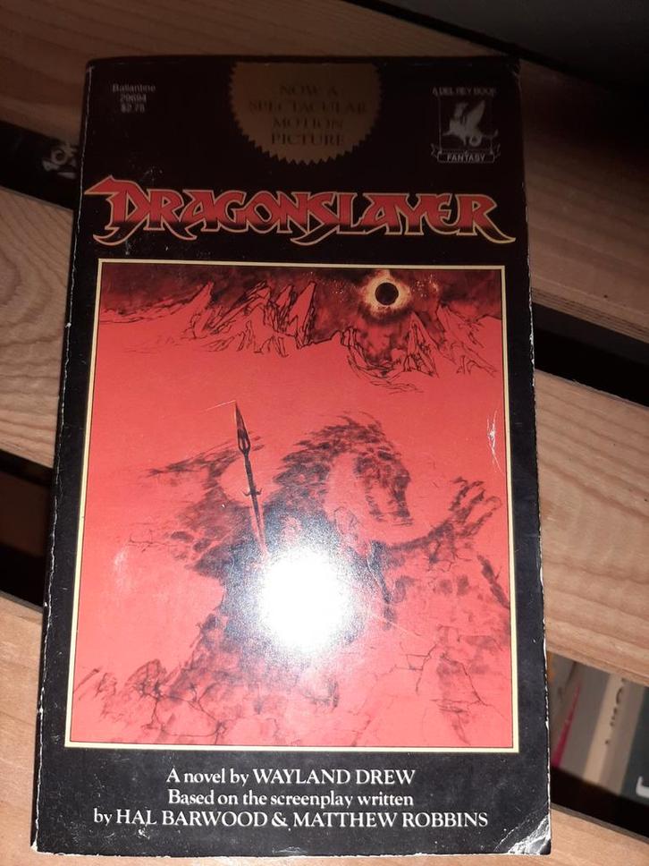 Dragonslayer - Wayland Drew (1981), Boeken, Fantasy, Gelezen, Ophalen of Verzenden