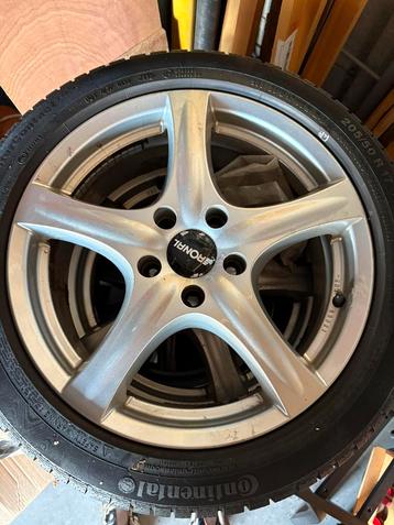 Winterbanden op velg continental 205/50 R17 beschikbaar voor biedingen