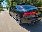 Jaguar XE AUT 2016 Zwart 200pk! Uniek uitgevoerd! Nieuw APK!, 1800 kg, 4 cilinders, Zwart, Origineel Nederlands