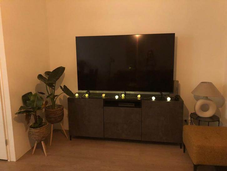 Ikea Besta TV Meubel 180cm breed, Huis en Inrichting, Kasten | Televisiemeubels, Gebruikt, Minder dan 100 cm, 150 tot 200 cm, 25 tot 50 cm