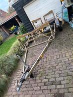 Kielboot Trailer - Oplooprem, Vering, Verlichting, Watersport en Boten, Boottrailers, Ophalen, Minder dan 1500 kg, Gebruikt, 6 tot 9 meter