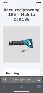 Makita DJR186 Reciprozaag, Doe-het-zelf en Verbouw, Gereedschap | Zaagmachines, Ophalen of Verzenden, Gebruikt, Reciprozaag