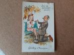 Humor, Als de bladeren vallen, mooi stempel Leerbroek 1949., Verzenden, 1940 tot 1960, Gelopen, Overige thema's