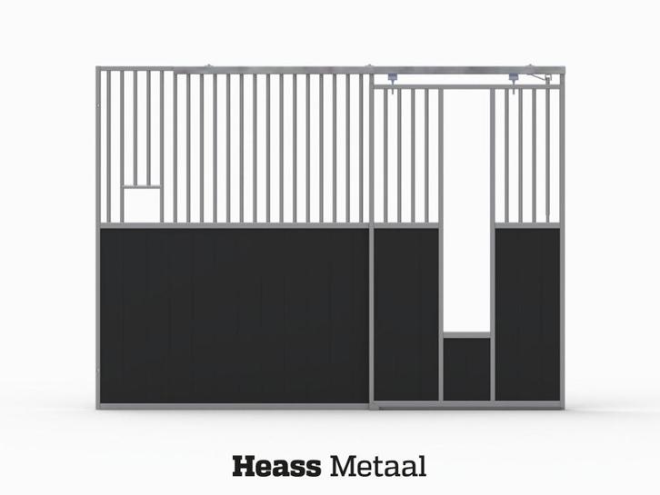 Paardenbox met voerplek | Voorwand | Diverse Maten | 58, Dieren en Toebehoren, Stalling en Weidegang, Stalling, 1 paard of pony