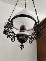 Antieke Franse Hanglamp / Hallamp - Eind 19e Eeuw, Antiek en Kunst, Antiek | Lampen, Ophalen of Verzenden