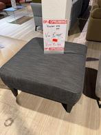 Hocker voetenbank poef stof grijs nieuw, Ophalen, 125 cm of meer, Nieuw, Stof