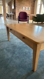 Massief eiken salon tafel, Huis en Inrichting, 50 tot 100 cm, Minder dan 50 cm, 100 tot 150 cm, Gebruikt