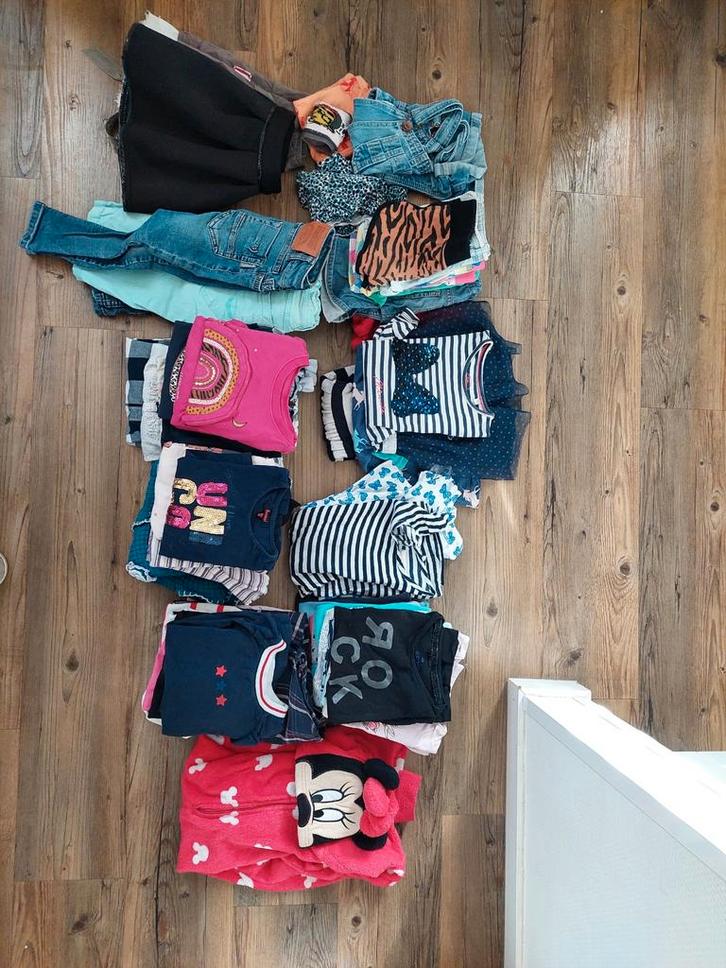 Meisje kledingpakket 60 stuks draagmaat 92 / 98 / 104, Kinderen en Baby's, Kinderkleding | Kinder-kledingpakketten, Gebruikt, Maat 92