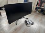 Voor onderdelen  ultrawide monitor LG 34WQ75C ., Ophalen, IPS, Hoofdtelefoonaansluiting, Onbekend