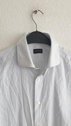 Ermenegildo Zegna Luxe Hemd Maat 43, Kleding | Heren, Ophalen of Verzenden, Zo goed als nieuw, Blauw, Halswijdte 43/44 (XL)
