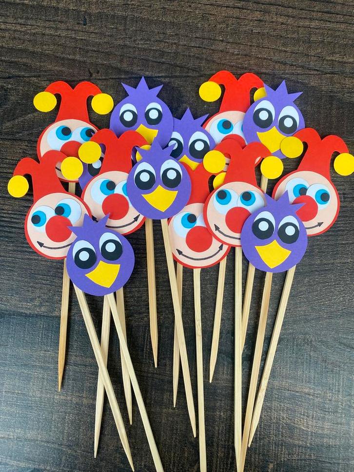 Jokie en Jet voor traktatie, versiering of (naam)slingers, Hobby en Vrije tijd, Feestartikelen, Zo goed als nieuw, Versiering