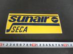 sticker SUNAIR  SECA, Verzamelen, Ophalen, Zo goed als nieuw, Bedrijf of Vereniging