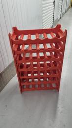 vintage wijnrek jaren 70, Ophalen, Kunststof, Gebruikt, 50 tot 75 cm