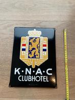 Oud emaille bord K.N.A.C., Verzamelen, Ophalen of Verzenden, Gebruikt, Reclamebord