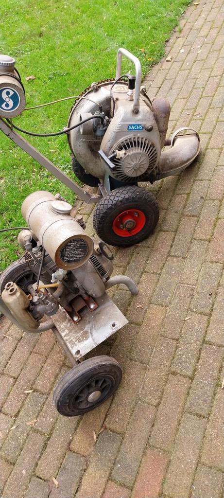 Sachs Bladblazer met JLO Motor - Oldtimer, Tuin en Terras, Bladblazers, Ophalen of Verzenden