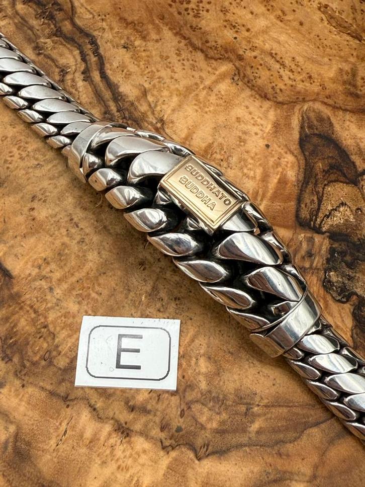 “BEN MEDIUM LIMITED” buddha ro buddha 19,5cm, maat E “NIEUW”, Sieraden, Tassen en Uiterlijk, Armbanden, Nieuw, Goud, Zilver, Ophalen of Verzenden