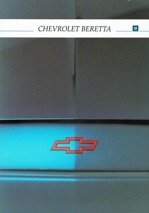 Folder Chevrolet Beretta (Duitse uitgave - 1992), Boeken, Auto's | Folders en Tijdschriften, Gelezen, Chevrolet, Verzenden