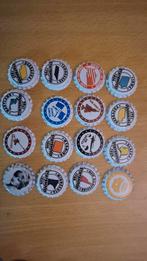 Verzameling van 16 kroonkurken, Verzamelen, Biermerken, Ophalen of Verzenden, Nieuw, Overige merken