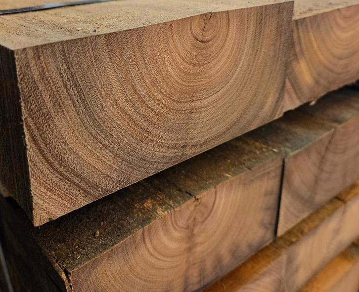 28 Hardhouten balken +/- 6.0x15.0 cm 1.90 m lang - nr: HB76, Tuin en Terras, Palen, Balken en Planken, Nieuw, Balken, 180 tot 250 cm