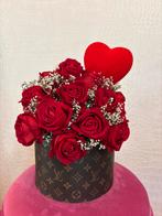 Rozen in louis vuitton flower box, Ophalen of Verzenden, Nieuw