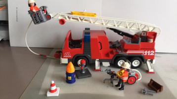 Playmobil vintage 1996 brandweerwagen 3182 met toebehoren beschikbaar voor biedingen