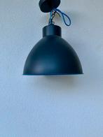 Donkerblauwe Hanglamp, Ophalen, Gebruikt, Metaal, Minder dan 50 cm