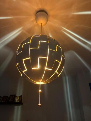 Hang/plafond lamp wit/koperkleur beschikbaar voor biedingen