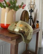Goudkleurige Discobal - Gesmolten Look - Piepschuim, Ophalen of Verzenden