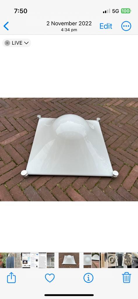 Martinelli luce Bolla, Huis en Inrichting, Lampen | Plafondlampen, Gebruikt, Glas, Ophalen