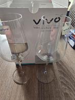 Twee Vivo wijn glazen wit van Villeroy & Boch, Glas of Glazen, Ophalen of Verzenden, Effen, Glas