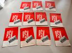 35 originele, gebruikte clubbladen “Le PSV’er jaren 50, Ophalen of Verzenden, Gebruikt, PSV, Boek of Tijdschrift